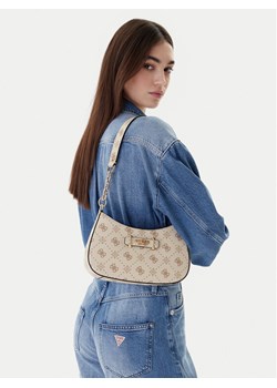 Guess Torebka Carrie Logo HWGP98 98180 Écru ze sklepu MODIVO w kategorii Listonoszki - zdjęcie 188255495