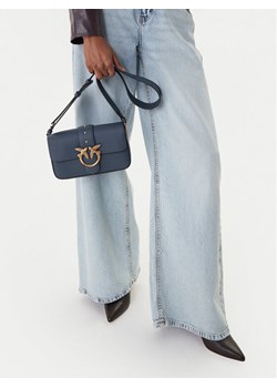 PINKO Torebka Love One Mini Slouchy Fl Al 25-26 104340 A2OX Granatowy ze sklepu MODIVO w kategorii Listonoszki - zdjęcie 188255507