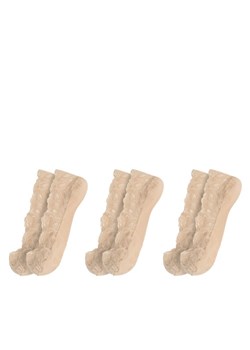 Jenny Fairy Stopki 4WB-002-AW23 (3-pack) Beżowy ze sklepu MODIVO w kategorii Skarpetki damskie - zdjęcie 188255789