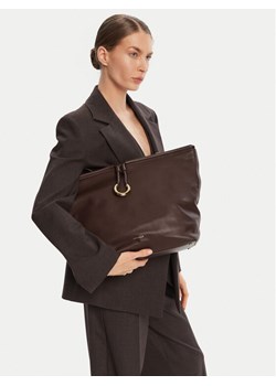 Coccinelle Torebka Bag Smoth L E1 T1F 11 01 01 Brązowy ze sklepu MODIVO w kategorii Torby Shopper bag - zdjęcie 188255808