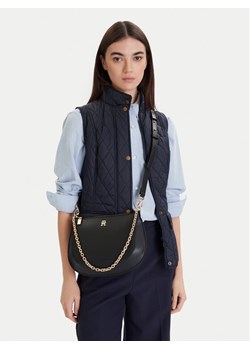 Tommy Hilfiger Torebka Th Glam Conv Med Crossover AW0AW18143 Czarny ze sklepu MODIVO w kategorii Torebki damskie - zdjęcie 188255818