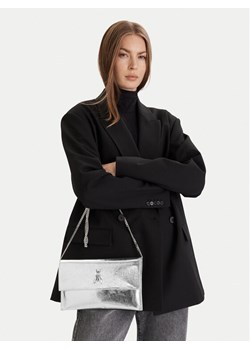 Patrizia Pepe Torebka CB5460/L041-S731 Srebrny ze sklepu MODIVO w kategorii Kopertówki - zdjęcie 188255898
