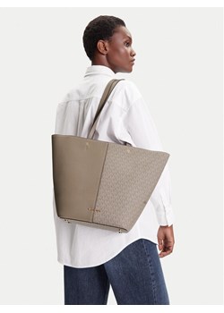 MICHAEL Michael Kors Torebka Flora 30T5GFFT3B Beżowy ze sklepu MODIVO w kategorii Torby Shopper bag - zdjęcie 188255959