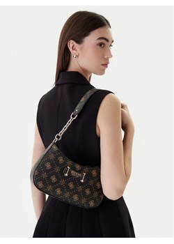 Guess Torebka Carrie Logo HWGP98 98180 Brązowy ze sklepu MODIVO w kategorii Listonoszki - zdjęcie 188256135