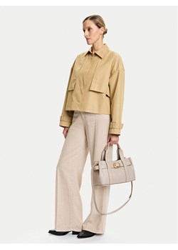 Calvin Klein Torebka Buckle Mini Tote With Strap LV04F3295G Beżowy ze sklepu MODIVO w kategorii Torebki damskie - zdjęcie 188256165