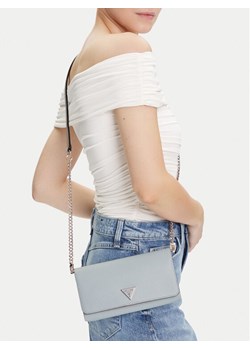 Guess Torebka Noelle II Mini HWZG96 72750 Błękitny ze sklepu MODIVO w kategorii Kopertówki - zdjęcie 188256166