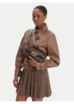 PINKO Torebka Love Box Baguette Al 25-26 PLTT 105083 A2W2 Brązowy ze sklepu MODIVO w kategorii Listonoszki - zdjęcie 188256397