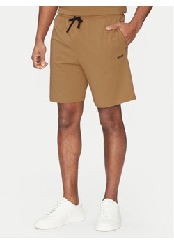 BOSS Szorty sportowe Mix&Match 50515314 Beżowy Regular Fit ze sklepu MODIVO w kategorii Spodenki męskie - zdjęcie 188256916