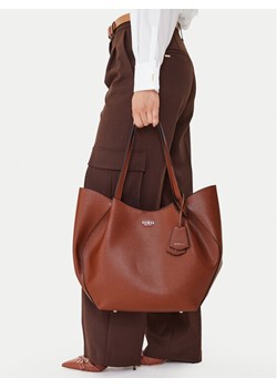 Guess Torebka Amorette HWBG78 98240 Brązowy ze sklepu MODIVO w kategorii Torby Shopper bag - zdjęcie 188256935