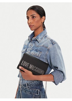 LOVE MOSCHINO Torebka JC4103PP0NKD000B Czarny ze sklepu MODIVO w kategorii Kopertówki - zdjęcie 188256938