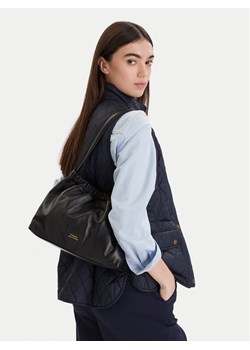 Tommy Hilfiger Torebka Soft Leather Shoulder Bag AW0AW18307 Czarny ze sklepu MODIVO w kategorii Torebki damskie - zdjęcie 188256967