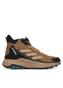 adidas Trekkingi Terrex Anylander Mid JQ9959 Brązowy ze sklepu MODIVO w kategorii Buty trekkingowe męskie - zdjęcie 188257005