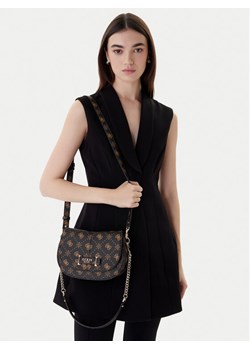 Guess Torebka Carrie Logo HWGP98 98200 Brązowy ze sklepu MODIVO w kategorii Listonoszki - zdjęcie 188257139