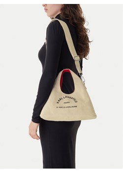 KARL LAGERFELD Torebka B1W50016 Beżowy ze sklepu MODIVO w kategorii Torebki damskie - zdjęcie 188257307