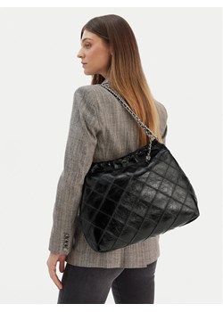 Tory Burch Torebka Fleming Soft Distressed Hobo Bag 165170 Czarny ze sklepu MODIVO w kategorii Listonoszki - zdjęcie 188257328