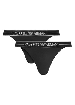 Emporio Armani Underwear Komplet stringów EW000405 AF10881 MC005 Czarny ze sklepu MODIVO w kategorii Majtki damskie - zdjęcie 188257408