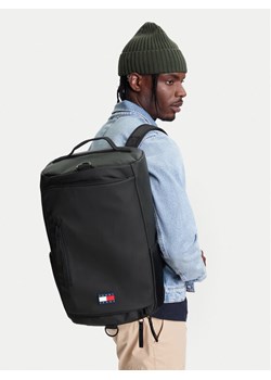 Tommy Jeans Plecak Tjm Elevated Pu Multi Backpack AM0AM13407 Czarny ze sklepu MODIVO w kategorii Plecaki - zdjęcie 188257417