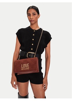 LOVE MOSCHINO Torebka JC4122PP0NKB120A Brązowy ze sklepu MODIVO w kategorii Torebki damskie - zdjęcie 188257447