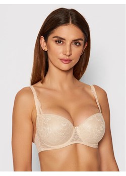 Triumph Biustonosz z fiszbiną Amourette Charm 10201686 Beżowy ze sklepu MODIVO w kategorii Biustonosze - zdjęcie 188257455