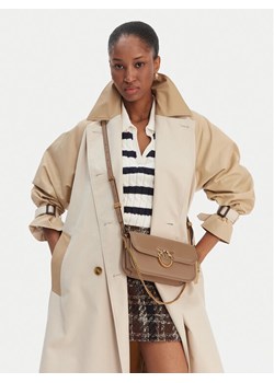 PINKO Torebka Love Box Baguette Al 25-26 PLTT 105083 A26L Brązowy ze sklepu MODIVO w kategorii Listonoszki - zdjęcie 188257456