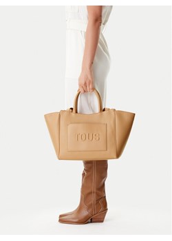 TOUS Torebka Brenda City 2002192245 Beżowy ze sklepu MODIVO w kategorii Torby Shopper bag - zdjęcie 188257465