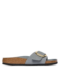 Birkenstock Klapki Madrid Big Buckle Hex 1032090 Szary ze sklepu MODIVO w kategorii Klapki damskie - zdjęcie 188257528