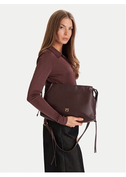 PINKO Torebka Maxi Clutch+Tracolla SP Al 25-26 PLTT 105825 A0QO Brązowy ze sklepu MODIVO w kategorii Torebki worki - zdjęcie 188257575