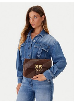 PINKO Torebka Love Puff Classic Cl Al 25-26 PLTT 100038 A2JY Brązowy ze sklepu MODIVO w kategorii Torebki damskie - zdjęcie 188257587