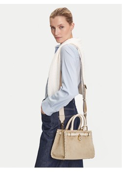 Tommy Hilfiger Torebka American Icon Mini Tote Su AW0AW17469 Beżowy ze sklepu MODIVO w kategorii Kuferki - zdjęcie 188257756