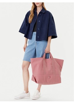 Tommy Jeans Torebka Tjw Tote Edition Canvas AW0AW17542 Różowy ze sklepu MODIVO w kategorii Torby Shopper bag - zdjęcie 188258038