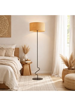 Czarno-beżowa lampa stojąca boho JERSEY BOHO ze sklepu Lysne w kategorii Lampy podłogowe - zdjęcie 188263058
