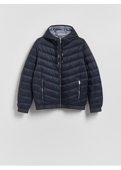 Reserved - Pikowana kurtka z kapturem - granatowy ze sklepu Reserved w kategorii Kurtki męskie - zdjęcie 188265305