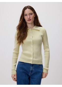 Reserved - Kardigan z kołnierzykiem - jasnozielony ze sklepu Reserved w kategorii Bluzki damskie - zdjęcie 188266966