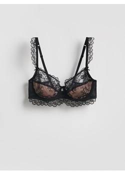 Reserved - Miękki biustonosz z fiszbinami - czarny ze sklepu Reserved w kategorii Biustonosze - zdjęcie 188267029