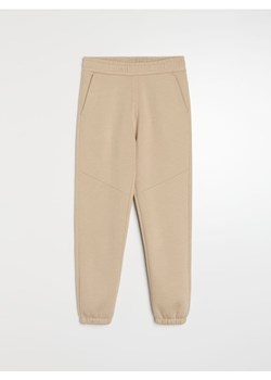 Sinsay - Spodnie dresowe regular fit - beżowy ze sklepu Sinsay w kategorii Spodnie męskie - zdjęcie 188267388