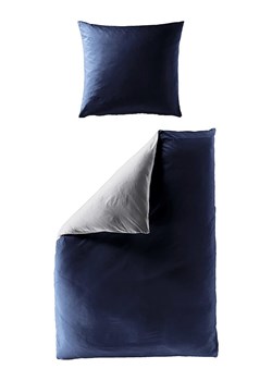Bierbaum Komplet pościeli satynowej w kolorze granatowym ze sklepu Limango Polska w kategorii Pościele - zdjęcie 188267436