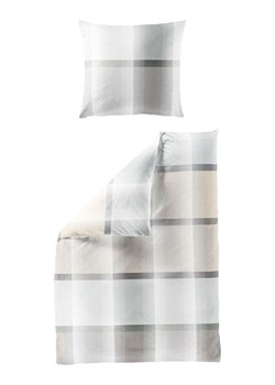 Bierbaum Komplet pościeli satynowej w kolorze szaro-białym ze sklepu Limango Polska w kategorii Pościele - zdjęcie 188267516