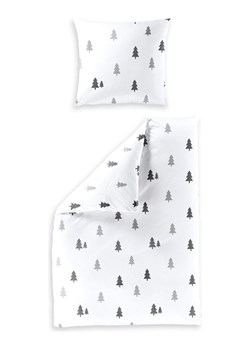 Bierbaum Komplet pościeli satynowej w kolorze biało-szarym ze sklepu Limango Polska w kategorii Pościele - zdjęcie 188267555