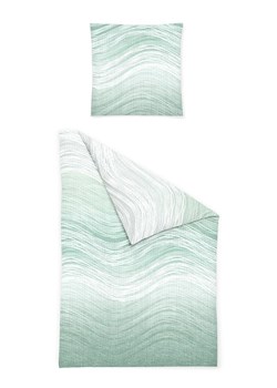 Bierbaum Komplet pościeli w kolorze miętowo-białym z kory ze sklepu Limango Polska w kategorii Pościele - zdjęcie 188267797