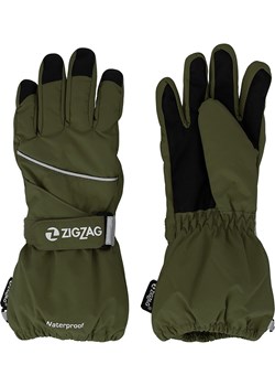 Zigzag Rękawiczki narciarskie "Kempston" w kolorze zielonym ze sklepu Limango Polska w kategorii Rękawiczki dziecięce - zdjęcie 188268149