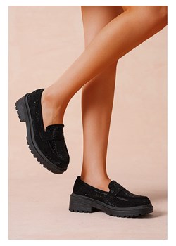 Foreverfolie Mokasyny w kolorze czarnym ze sklepu Limango Polska w kategorii Mokasyny damskie - zdjęcie 188270875