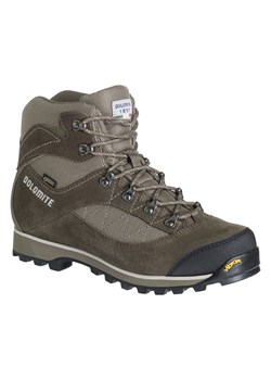DOLOMITE Skórzane botki turystyczne "Zernez GTX" w kolorze khaki ze sklepu Limango Polska w kategorii Buty trekkingowe damskie - zdjęcie 188271206