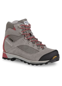 DOLOMITE Skórzane botki turystyczne "Zernez GTX" w kolorze szarym ze sklepu Limango Polska w kategorii Buty trekkingowe damskie - zdjęcie 188271209