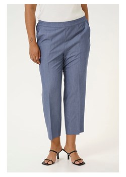 KAFFE curve Spodnie chino w kolorze niebieskim ze sklepu Limango Polska w kategorii Spodnie damskie - zdjęcie 188271509