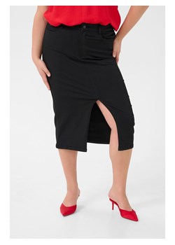 KAFFE curve Spódnica "Dina" w kolorze czarnym ze sklepu Limango Polska w kategorii Spódnice - zdjęcie 188271817