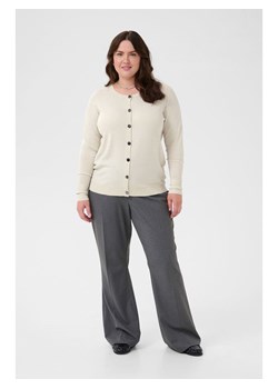 KAFFE curve Kardigan "Regina" w kolorze kremowym ze sklepu Limango Polska w kategorii Swetry damskie - zdjęcie 188271986