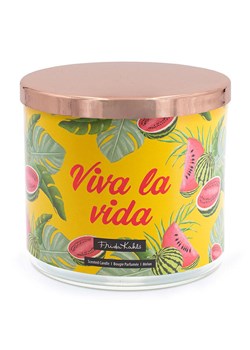 Frida Kahlo Świeca zapachowa "Viva La Vida" - 400 g ze sklepu Limango Polska w kategorii Świece i dyfuzory - zdjęcie 188274928