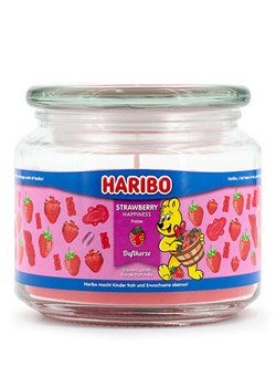 Haribo Świeca zapachowa "Haribo Strawberry Happiness" - 300 g ze sklepu Limango Polska w kategorii Świece i dyfuzory - zdjęcie 188274957