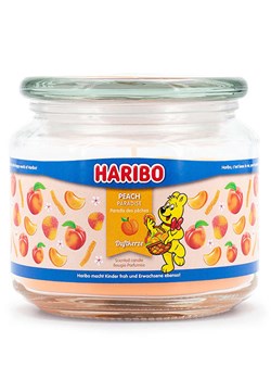 Haribo Świeca zapachowa "Haribo Peach Paradise" - 300 g ze sklepu Limango Polska w kategorii Świece i dyfuzory - zdjęcie 188274959