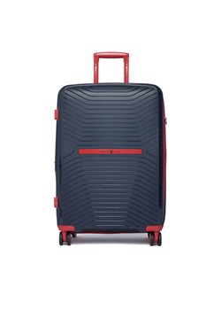 Walizka średnia Beverly Hills Polo Club CEO-BHPC-WAL-005-M Granatowy ze sklepu eobuwie.pl w kategorii Walizki - zdjęcie 188275547